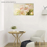 Картина на холсте "Нежные тюльпаны" 60*100 см