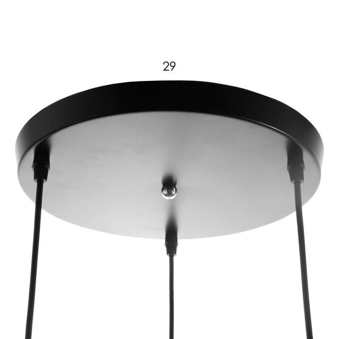 Светильник BayerLux "Чаща" 3хЕ27 40Вт черный 40х40х20-90см