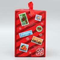 Коробка подарочная новогодняя складная &laquo;С Новым годом!&raquo;, почта, 12 х 18 х 12 см, Новый год