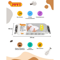 Масса для лепки JOVI, самоотвердевающая, полимерная, 1000 г, белая Масса для лепки JOVI, самоотвердевающая, полимерная, 1000 г, белая