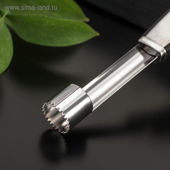 Нож для сердцевины Доляна Blade, 21 см, ручка soft - touch, цвет чёрный Нож для сердцевины Доляна Blade, 21 см, ручка soft - touch, цвет чёрный