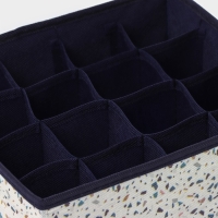 Органайзер для хранения белья Доляна «Мармелад», 16 ячеек, 27×25×10 см, цвет белый Органайзер для хранения белья Доляна «Мармелад», 16 ячеек, 27×25×10 см, цвет белый