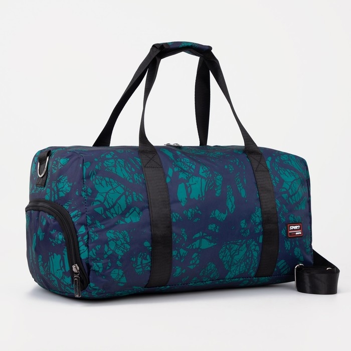 Сумка спортивная на молнии, наружный карман, средний размер, цвет бирюзовый Сумка спортивная на молнии, наружный карман, средний размер, цвет бирюзовый