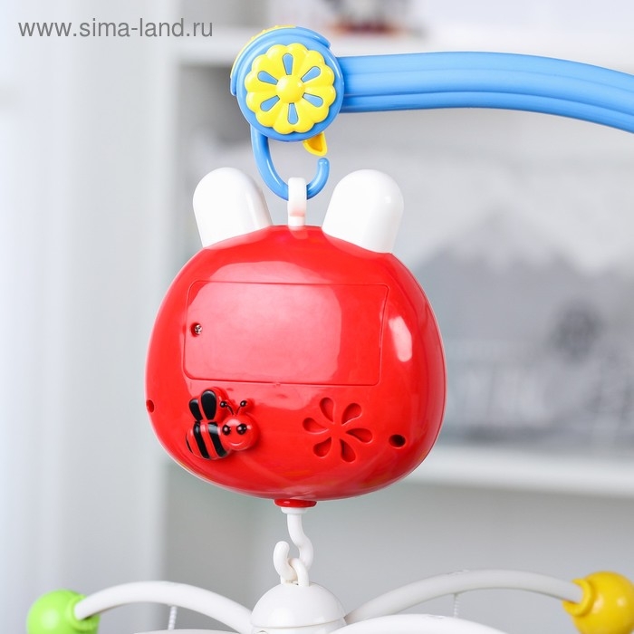 Мобиль музыкальный на кроватку &laquo;Подарок малыша&raquo;, работает от батарек