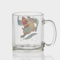 Кружка стеклянная чайная «С Новым Годом», 320 мл, МИКС Кружка стеклянная чайная «С Новым Годом», 320 мл, МИКС