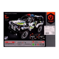 Конструктор инерционный &laquo;Полицейский джип&raquo;, 199 деталей