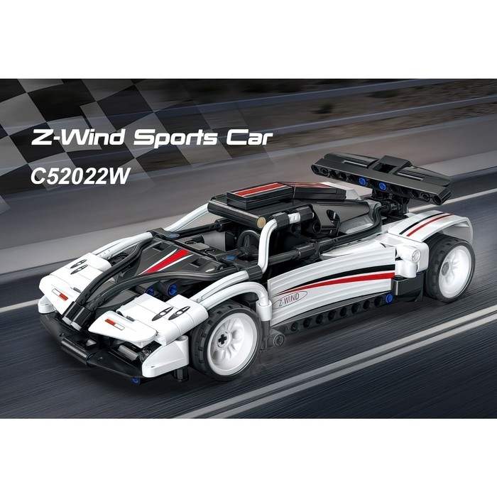 Конструктор радиоуправляемый «Спорткар», 457 деталей, 2 варианта управления Конструктор радиоуправляемый «Спорткар», 457 деталей, 2 варианта управления