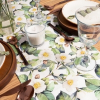 Дорожка на стол "Этель" Сamellia 30х70 см, 100% хл, саржа 190 г/м2 Дорожка на стол "Этель" Сamellia 30х70 см, 100% хл, саржа 190 г/м2