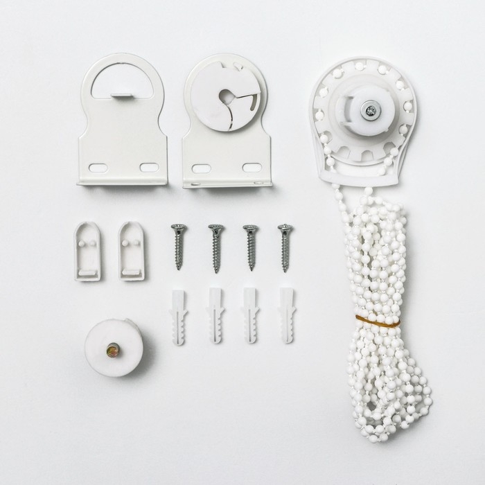 Штора рулонная &laquo;Механика&raquo;, 50&times;180 см (с учётом креплений 3,5 см), цвет серый