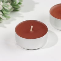 Набор чайных свечей ароматических "Эспрессо", 3,8х1,6 см, 3,5 ч, 12 г, 6 штук Набор чайных свечей ароматических "Эспрессо", 3,8х1,6 см, 3,5 ч, 12 г, 6 штук