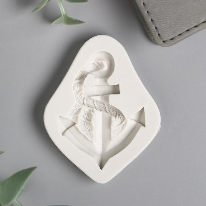 Молд силикон Молд силикон "Якорь с канатом" 1,2х5,2х6,5 см