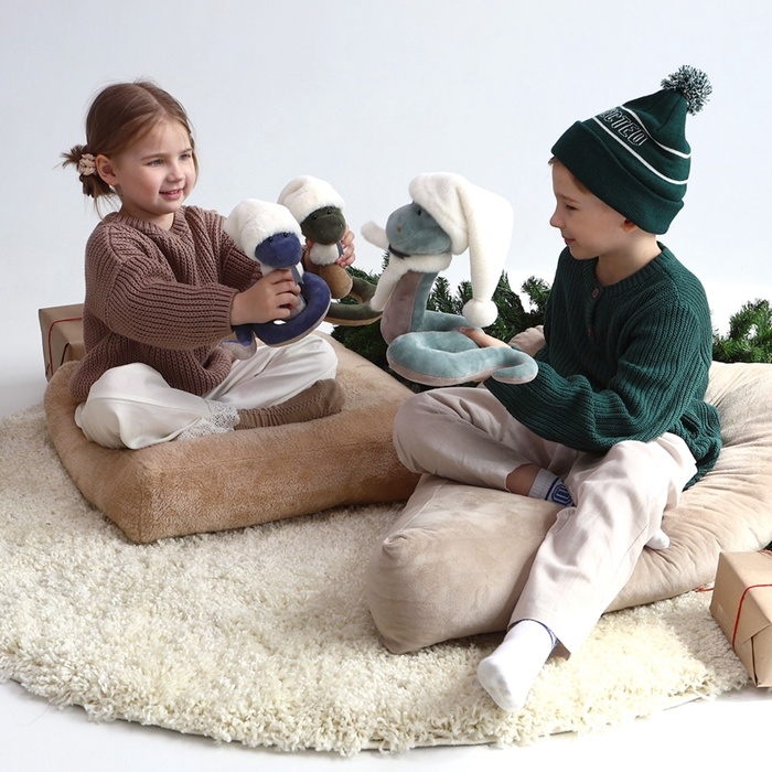 Новый год! Мягкая игрушка &laquo;Змей МиШушик&raquo;, цвет синий, 15 см