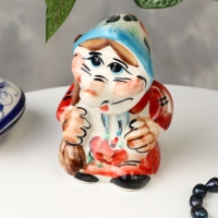 Сувенир &laquo;Буся&raquo;, гжель, цвет, 12х8 см