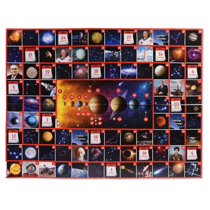 Игра настольная ходилка &laquo;Большое космическое приключение&raquo;