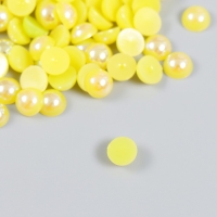 Декор для творчества пластик "Половинки бусин. Жёлтый" 20 гр 0,8х0,8 см Декор для творчества пластик "Половинки бусин. Жёлтый" 20 гр 0,8х0,8 см