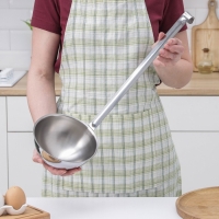 Ложка разливательная «Поварская», 1 л, длина ручки=38 см Ложка разливательная «Поварская», 1 л, длина ручки=38 см