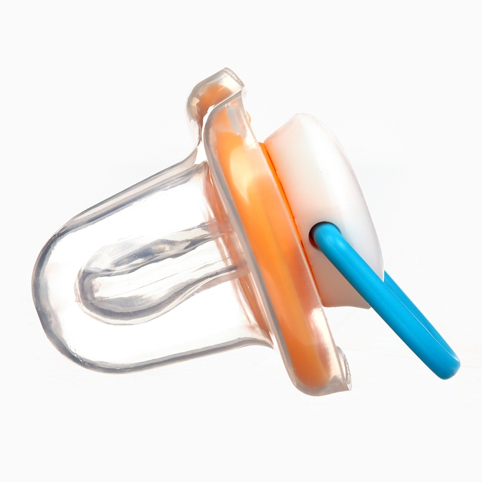 Набор: Соска - пустышка с держателем &laquo;Черепаха&raquo;, анатомическая +6 мес, цвет желтый