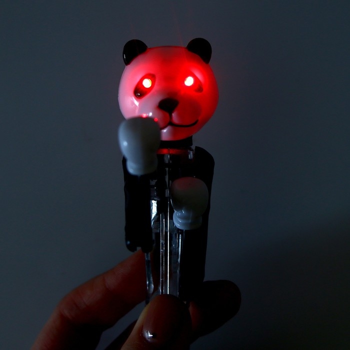 Прикол ручка «Панда», боксёр, светятся глаза Прикол ручка «Панда», боксёр, светятся глаза