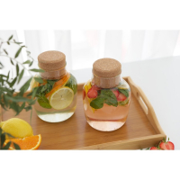 Банка стеклянная для хранения сыпучих продуктов &laquo;Эко&raquo;, 800 мл, 10,5&times;20 см, с пробковой крышкой