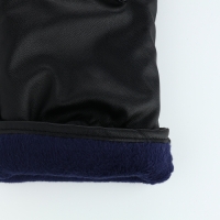 Перчатки мужские, безразмерные, с утеплителем, цвет чёрный Перчатки мужские, безразмерные, с утеплителем, цвет чёрный