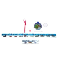 Алмазная мозаика на новый год с частичным заполнением для детей на подвеске &laquo;Ёлочка&raquo;, новогодний набор для творчества