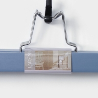 Вешалки для брюк и юбок LaDо́m Brillant, 2 шт, деревянные, 30&times;16&times;2 см, цвет синий