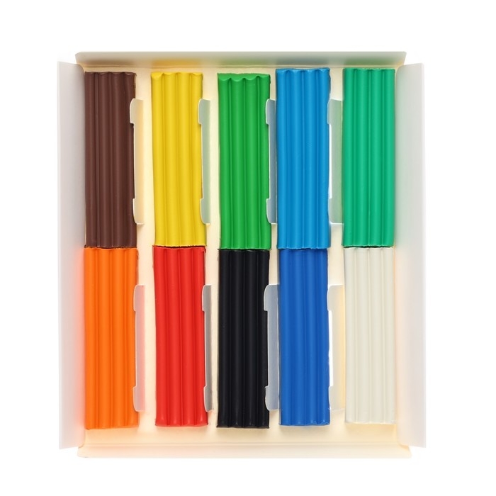 Пластилин Calligrata, 10 цветов, 200 г Пластилин Calligrata, 10 цветов, 200 г