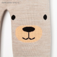 Комплект вязаный Крошка Я &laquo;Мишка&raquo;, рост 80-86 см