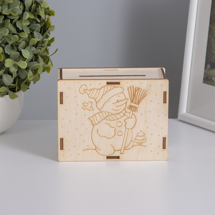 Копилка Копилка "Снеговик" 13х10х5 см