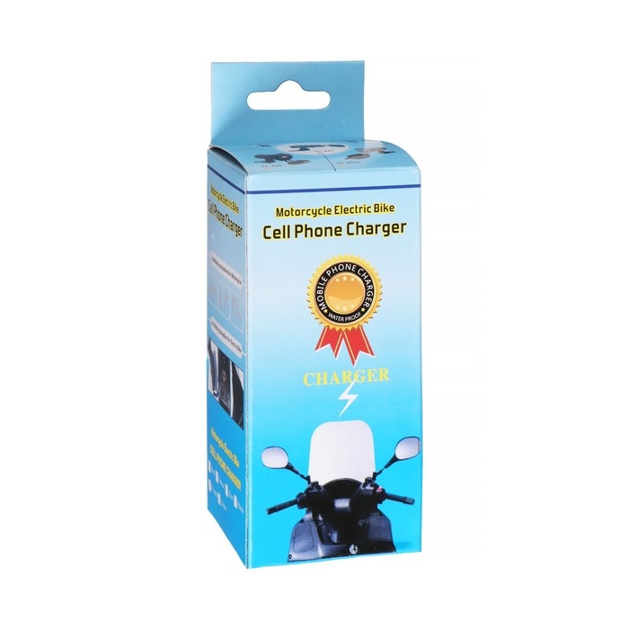 Зарядное устройство USB на руль мотоцикла, 5 В-2.1 А, 9-24 В, провод 110 см