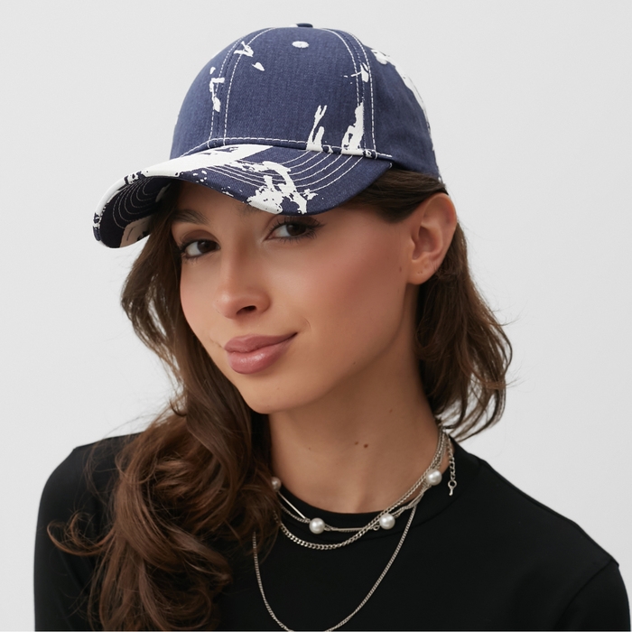 Кепка MINAKU, цвет тёмно-синий, размер 58 Кепка MINAKU, цвет тёмно-синий, размер 58