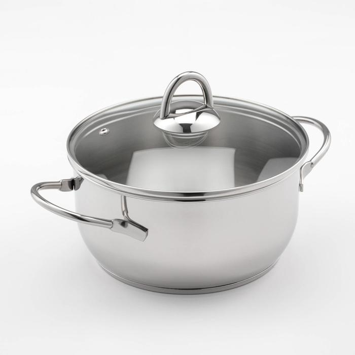 Кастрюля &laquo;Классика-прима&raquo;, 2.5 л, d=20 см, капсульное дно, индукция