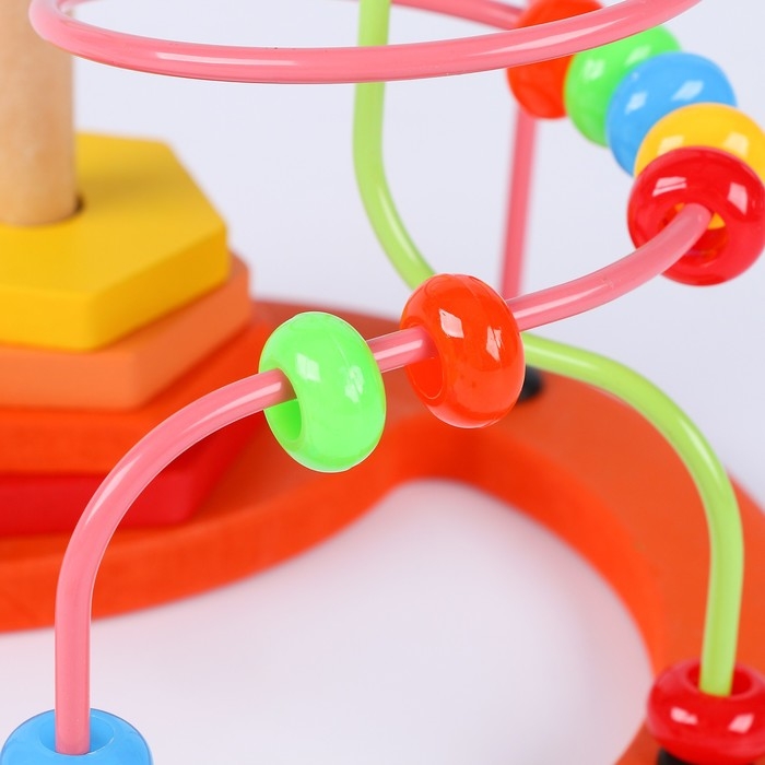 Серпантинка-лабиринт &laquo;Радужное настроение&raquo;, пирамидка