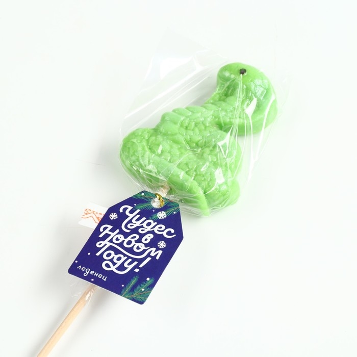 Новый год! Леденец на палочке, в форме змеи «Чудес в новом году», 35 г Новый год! Леденец на палочке, в форме змеи «Чудес в новом году», 35 г