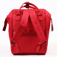 Сумка рюкзак для мамы и малыша с термокарманом, термосумка - портфель, цвет красный Сумка рюкзак для мамы и малыша с термокарманом, термосумка - портфель, цвет красный