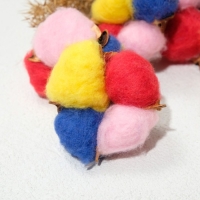 Декор сухоцвет "Хлопок" d-5 см, 30 см,микс набор 5шт Декор сухоцвет "Хлопок" d-5 см, 30 см,микс набор 5шт