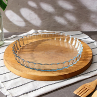 Форма круглая для запекания и выпечки из жаропрочного стекла O Cuisine, 1,3 л, d=27 см Форма круглая для запекания и выпечки из жаропрочного стекла O Cuisine, 1,3 л, d=27 см