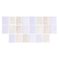 Комплект предметных тетрадей Calligrata TOP "Кеды", 48 листов, 12 предметов, со справочным материалом, обложка мелованный картон, глянцевая ламинация, блок офсет