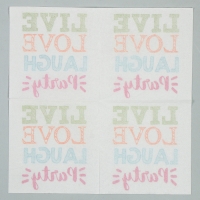 Салфетки бумажные &laquo;Радость&raquo; 25х25 см, набор 20 шт.