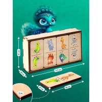 Настольная игра &laquo;Домино. Дикие животные&raquo;