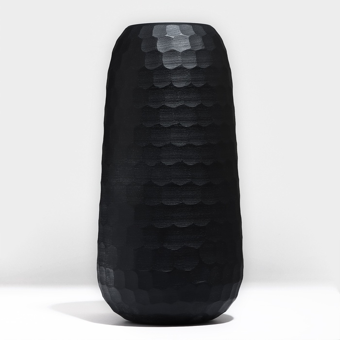 Ваза для цветов «Сара» из черного стекла 31 х 15 х 15 см Ваза для цветов «Сара» из черного стекла 31 х 15 х 15 см