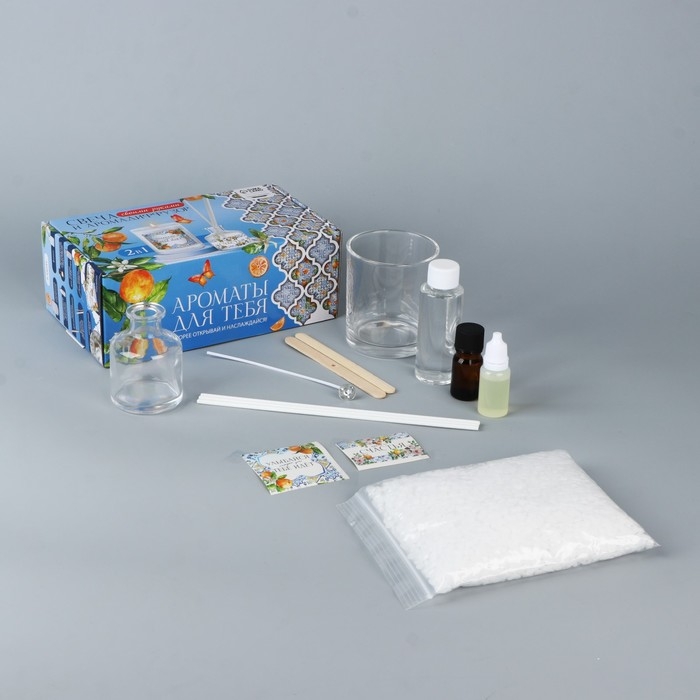 Набор для создания свечи и диффузора &laquo;Фруктовый аромат&raquo;