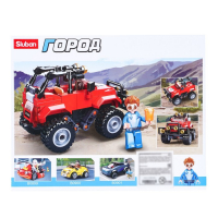 Конструктор Город &laquo;Джип сафари&raquo;, 135 деталей