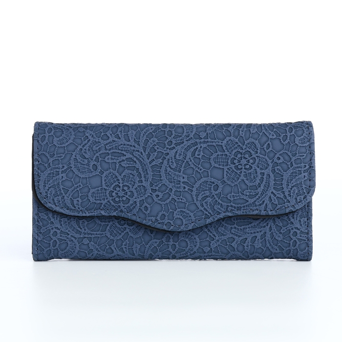 Кошелёк женский на магните, цвет синий Кошелёк женский на магните, цвет синий