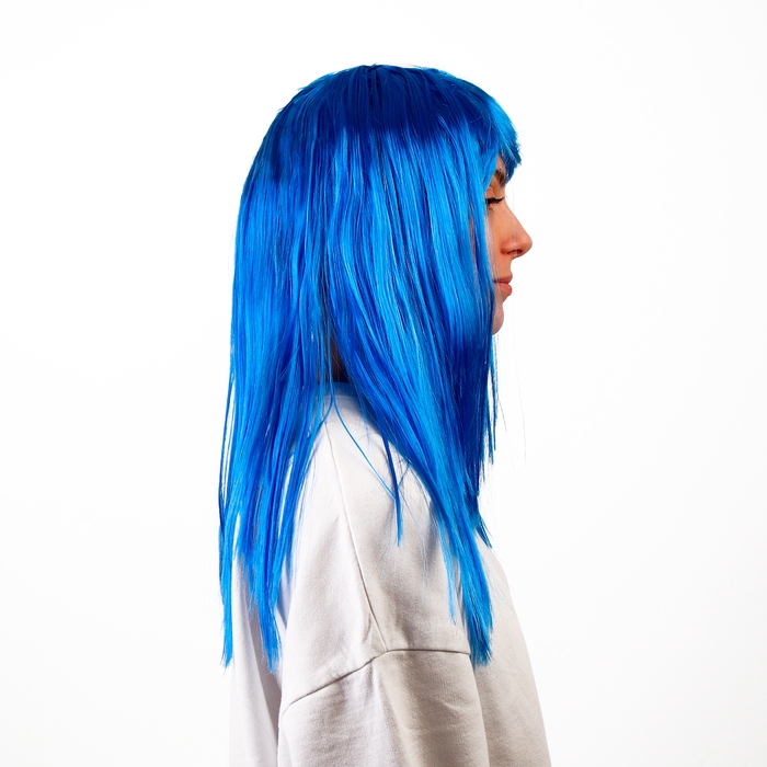 Карнавальный парик &laquo;Красотка&raquo;, цвет синий