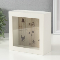 Копилка дерево "Лесные звери" 6,5х16х16 см