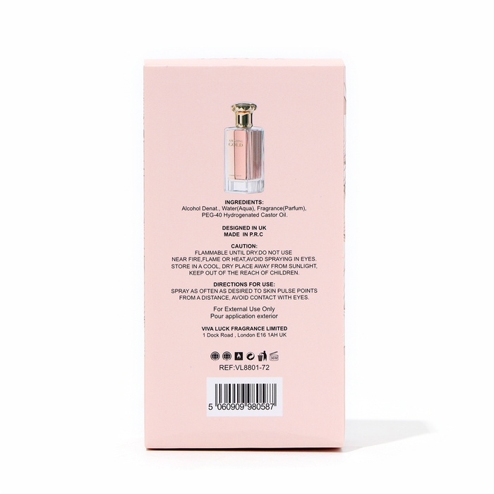 Туалетная вода женская Amazing Gold, 100 мл