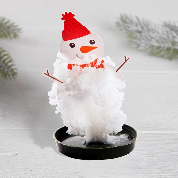 Набор для опытов &laquo;Чудесные кристаллы&raquo;, снеговик