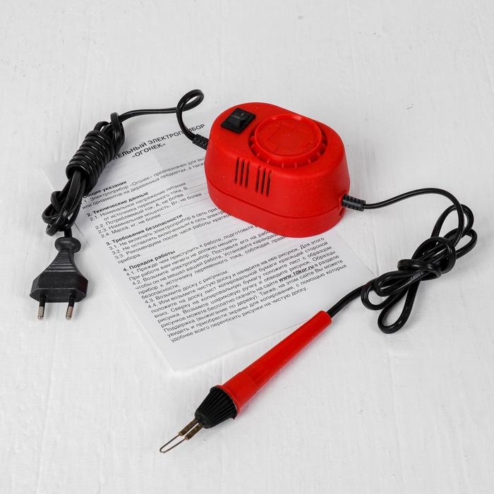 Набор для выжигания по дереву: прибор + 12 дощечек: 21.3 × 14.8 × 0.4 см, мощность: 220 В Набор для выжигания по дереву: прибор + 12 дощечек: 21.3 × 14.8 × 0.4 см, мощность: 220 В