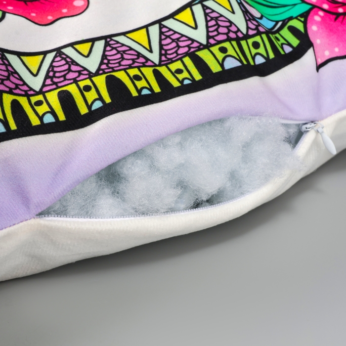 Подушка декоративная &laquo;Змея в цветах&raquo;, 40 см, на молнии